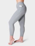 Sweaty Betty Super Soft 7/8 Yoga Leggings, Neutral Flow Grey