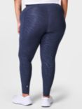 Sweaty Betty Power UltraSculpt High Waist Embossed Gym Leggings, Blue Tiger