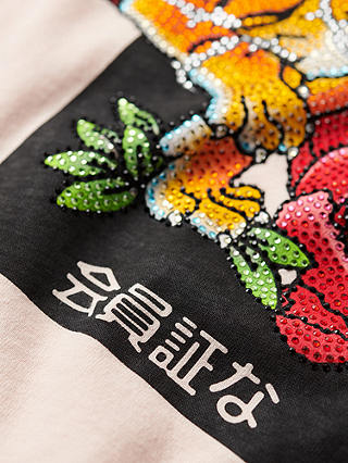Superdry Osaka 6 Narrative 90's Embellished T-Shirt, Multi