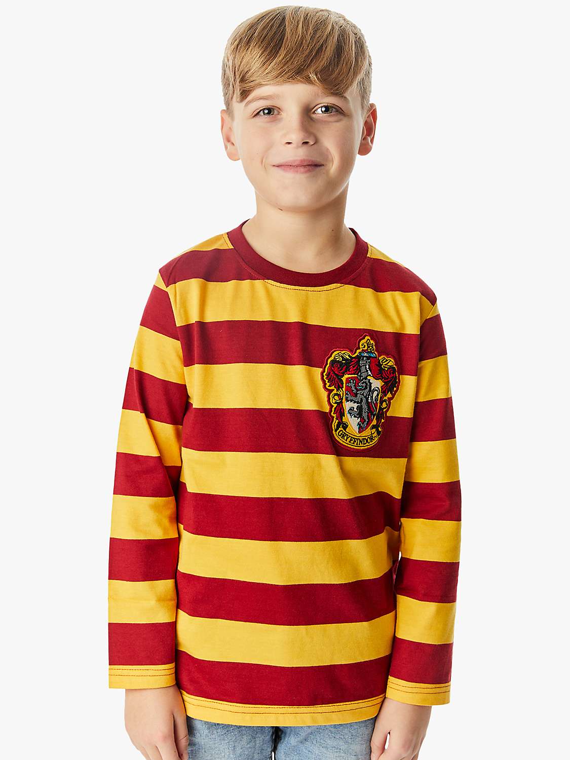 Fabric Flavours Kids' Harry Potter Gryffindor Long Sleeve T-Shirt ...