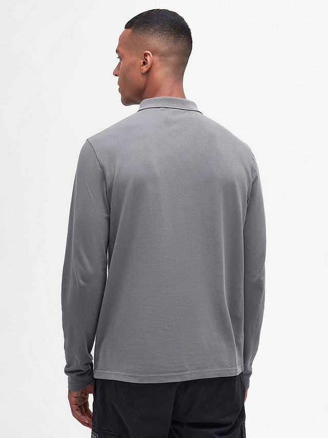 Barbour International Heath Polo Shirt, Night Grey