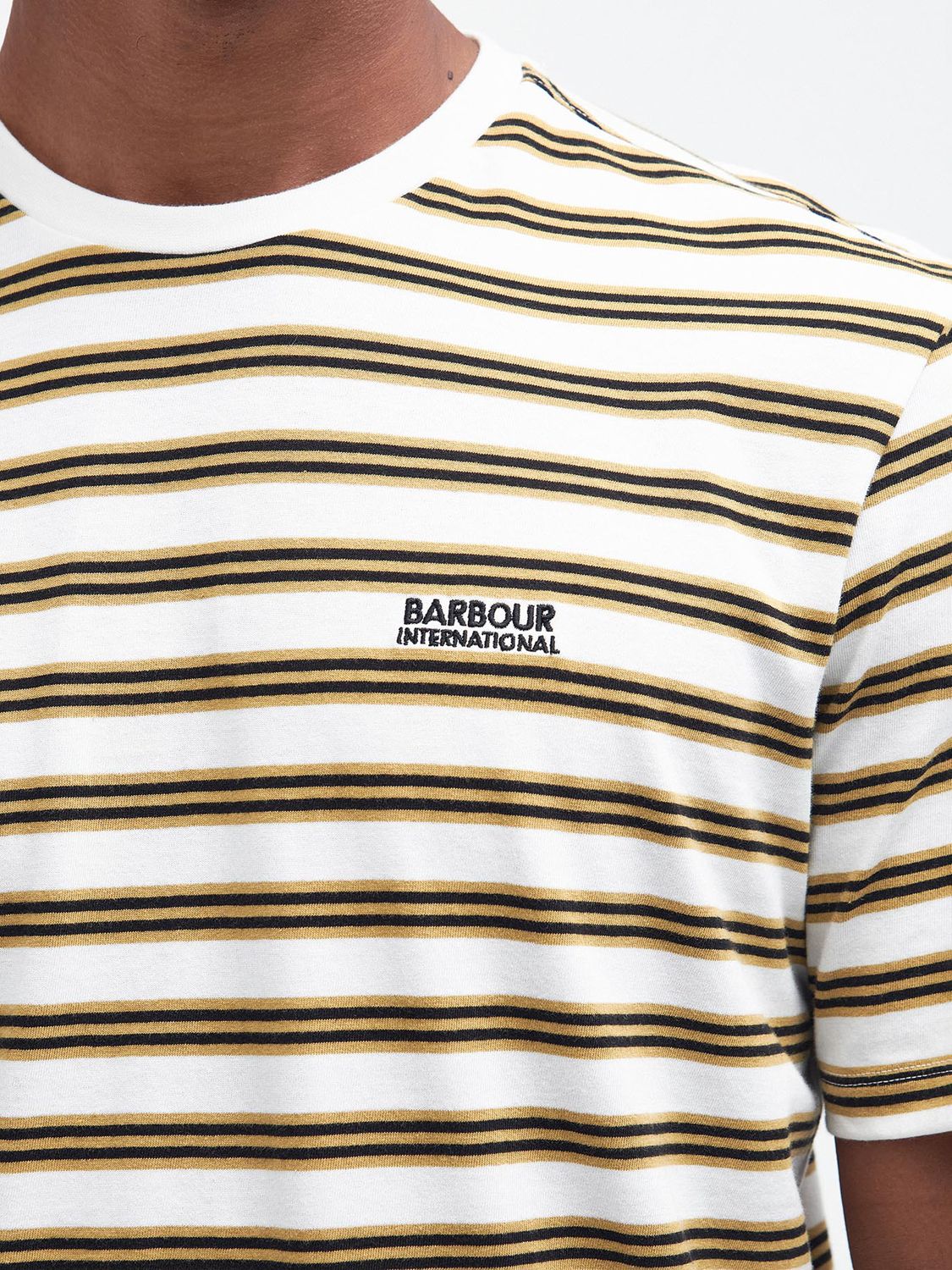 Barbour International Cage T-Shirt, White/Multi, L