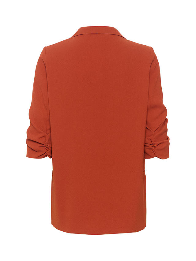 Soaked In Luxury Shirley 3/4 Sleeve Blazer, Picante