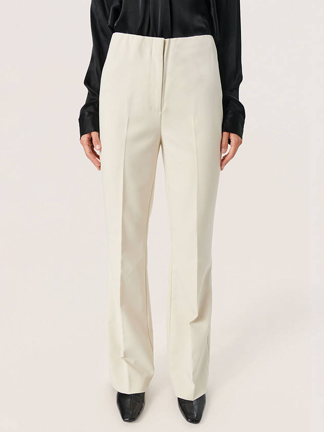 Soaked In Luxury Corrine Stretch Trousers, Sandshell