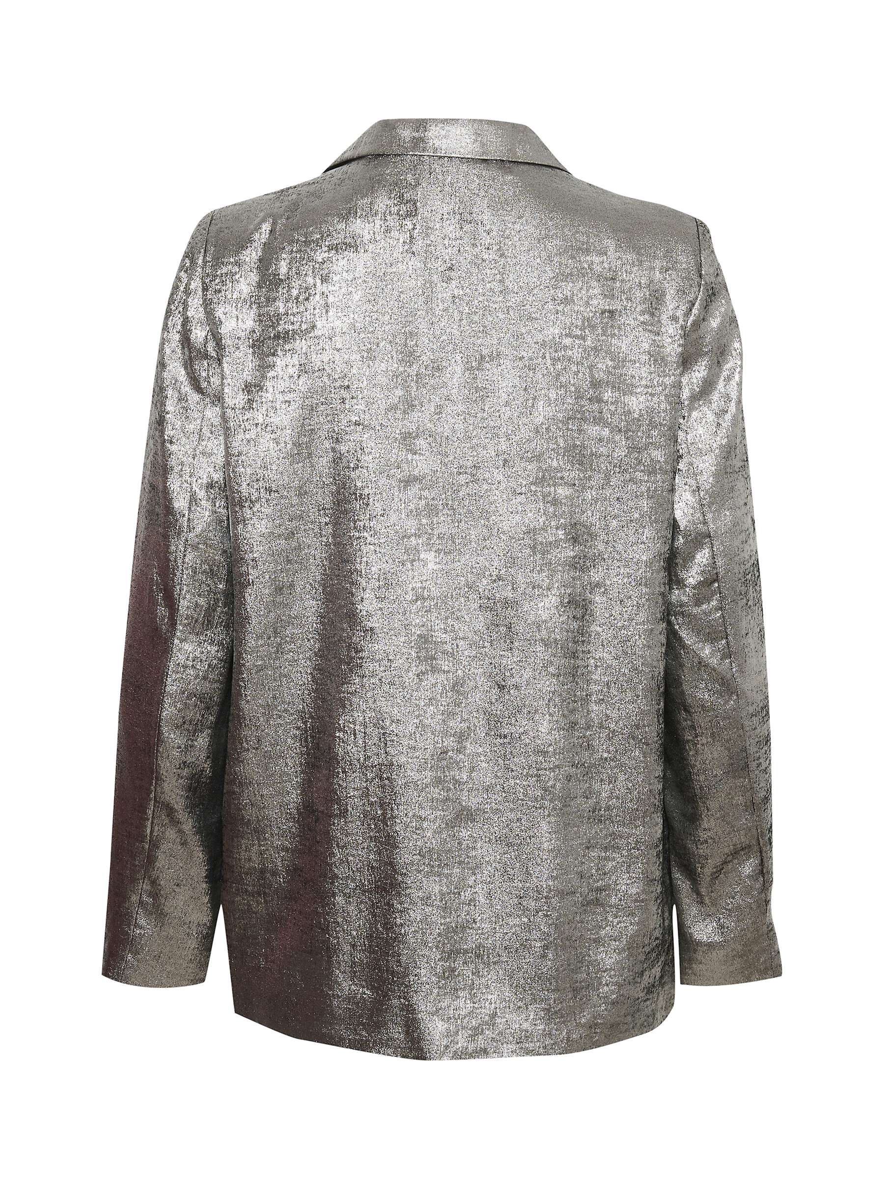 Buy Soaked In Luxury Ronya Blazer, Silver Foil Online at johnlewis.com