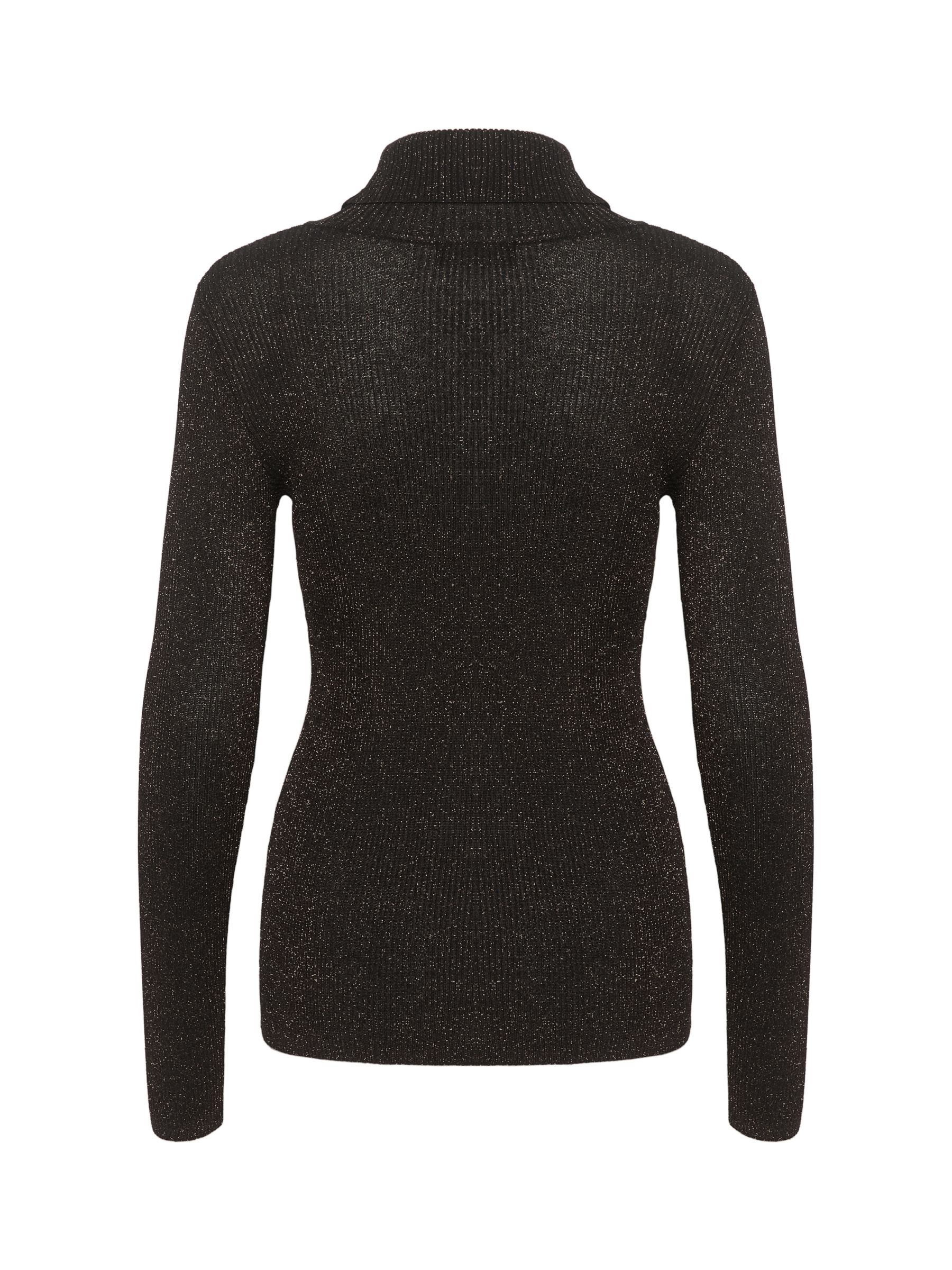 Buy Soaked In Luxury Carina Metallic Knit Slim Fit Pullover Jumper Online at johnlewis.com