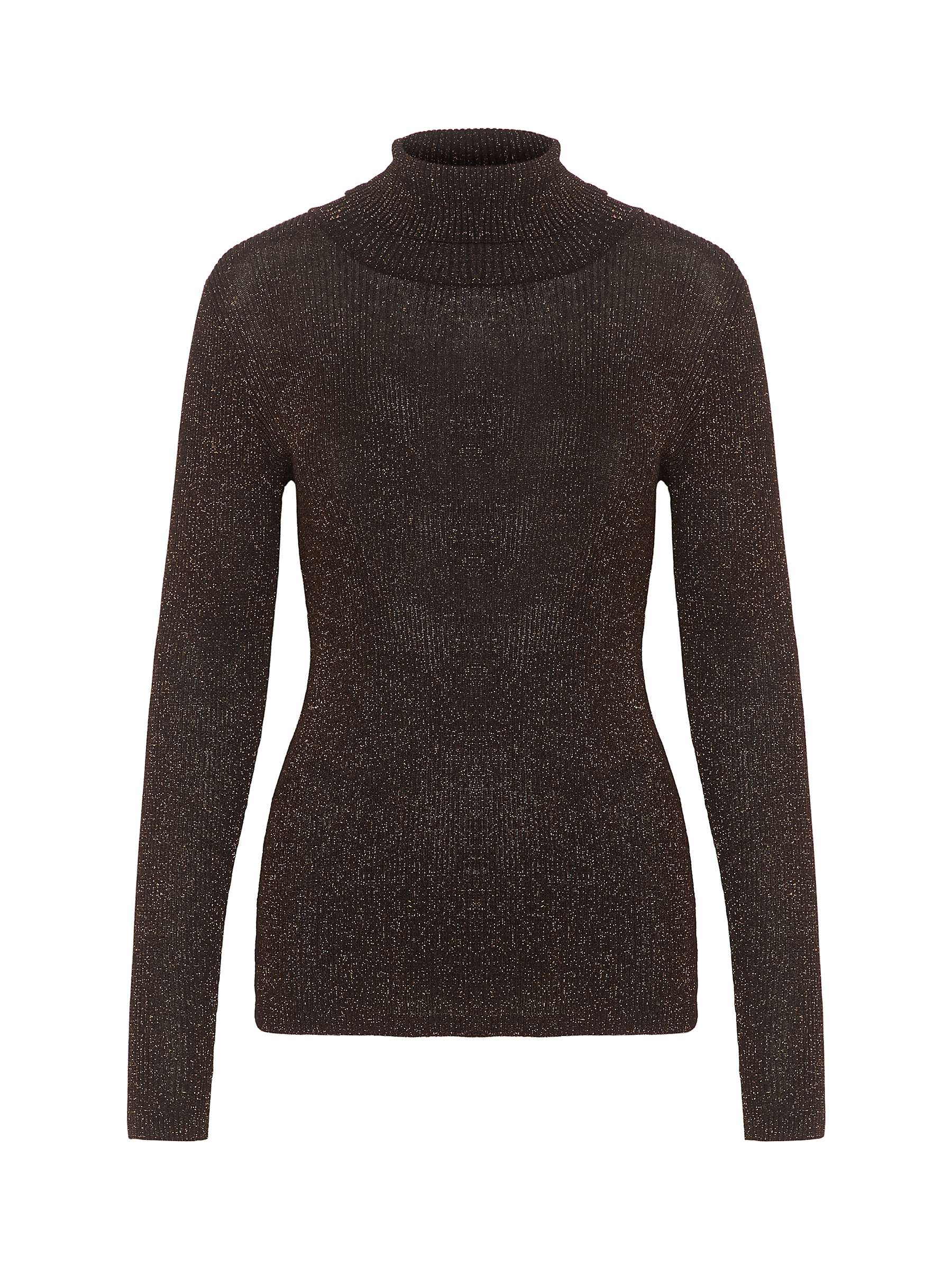 Buy Soaked In Luxury Carina Metallic Knit Slim Fit Pullover Jumper Online at johnlewis.com
