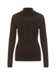 Soaked In Luxury Carina Metallic Knit Slim Fit Pullover Jumper