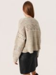 Soaked In Luxury Joy Wool Blend Jumper, Sandshell Melange