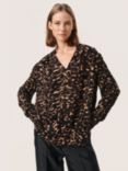 Soaked In Luxury Zaya Blouse, Tigers Eye Leaf