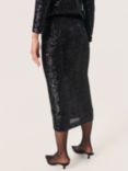 Soaked In Luxury Suse Sequin Midi Pencil Skirt