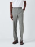 John Lewis Hanford Regular Fit Trousers, Light Grey, Light Grey