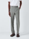 John Lewis Hanford Regular Fit Trousers, Light Grey