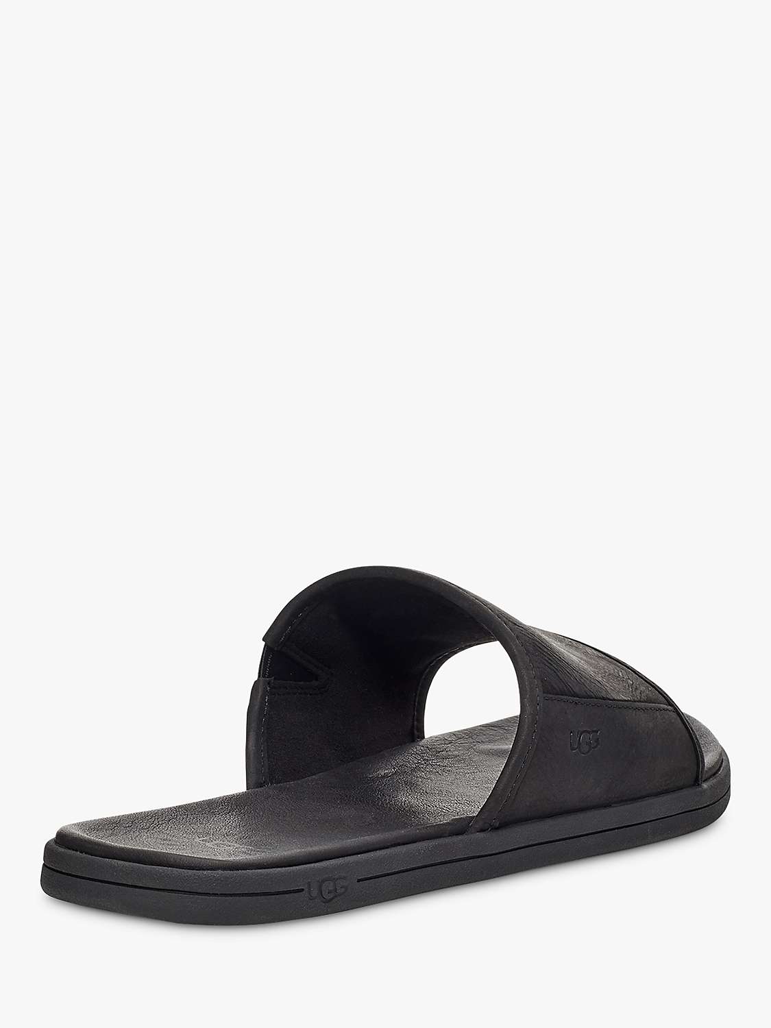 Buy UGG Seaside Slider Sandals, Black Online at johnlewis.com