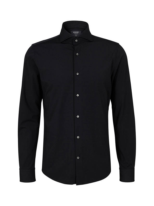 JOOP! Pai Long Sleeve Shirt, Black at John Lewis & Partners