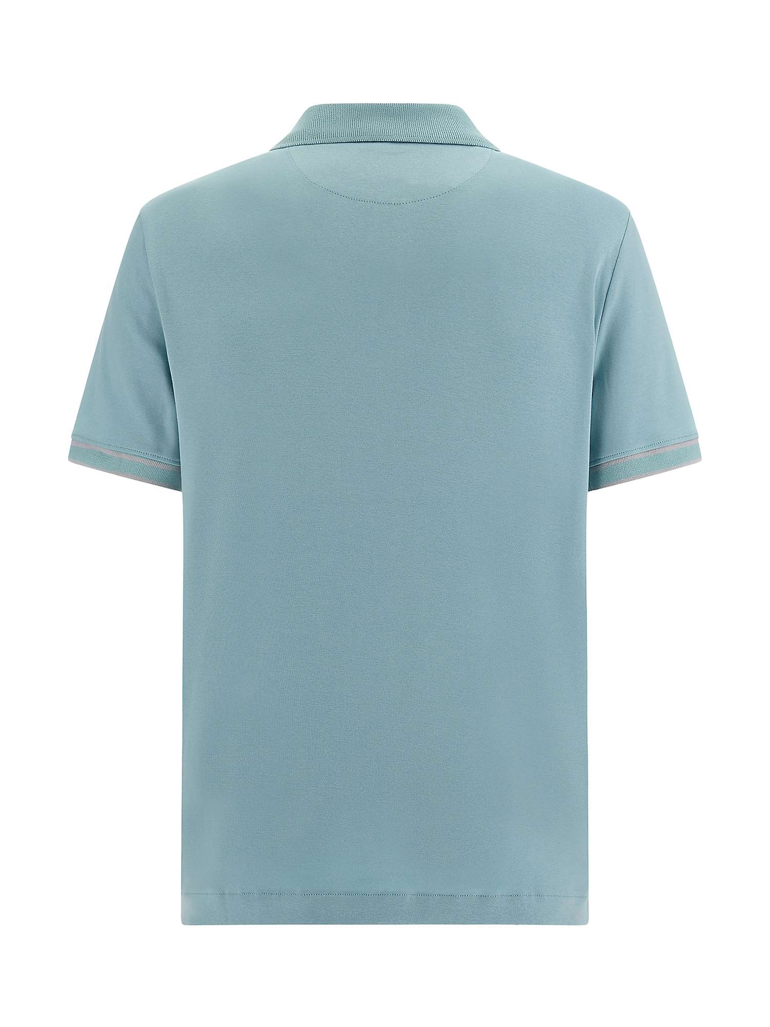 Buy GUESS Oliver Short Sleeve Polo Shirt, Blue Online at johnlewis.com