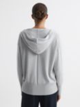 Reiss Evie Wool Cashmere Blend Hooded Cardigan