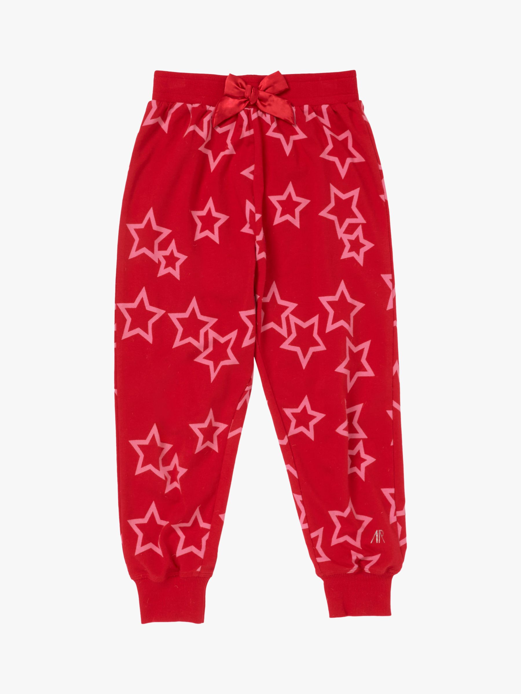 Buy Angel & Rocket Kids' Star Pyjamas, Red Online at johnlewis.com