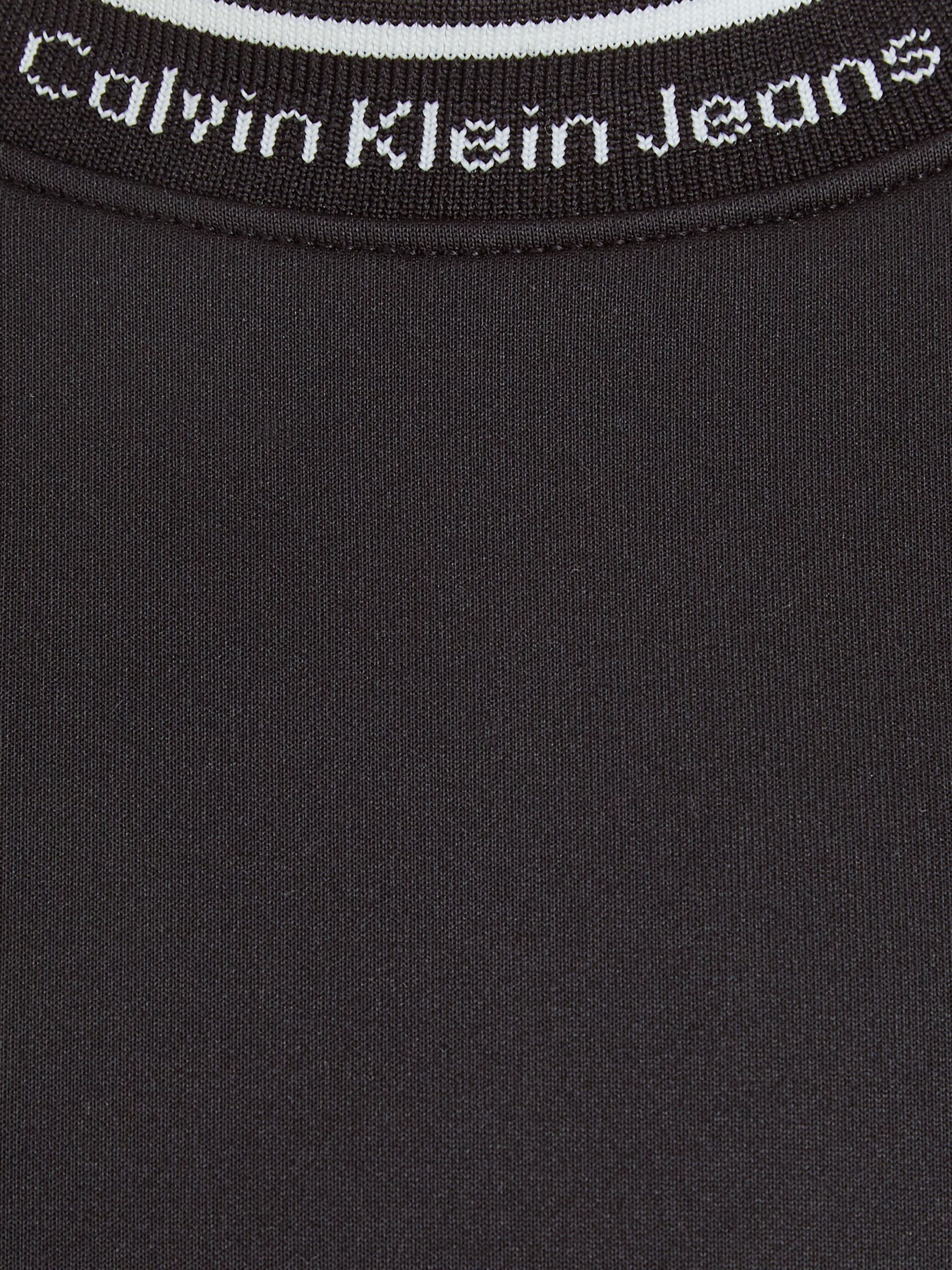 Calvin Klein Kids' Shine Logo Tape Dress, Ck Black, 10 years