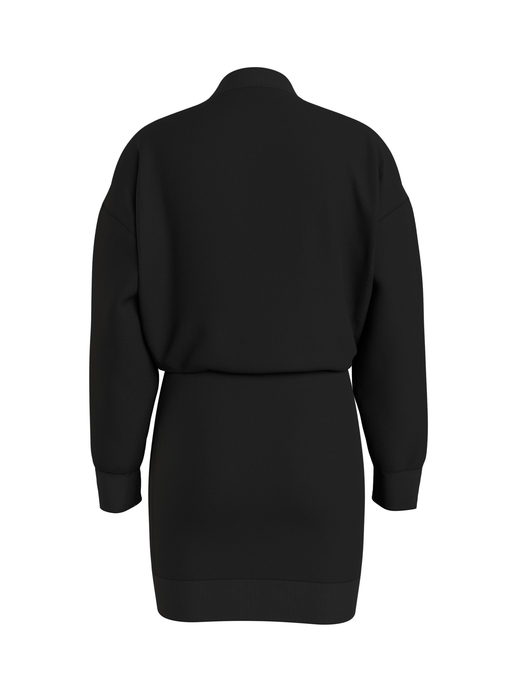 Buy Calvin Klein Kids' Metallic Monogram Sweatshirt Dress, Ck Black Online at johnlewis.com