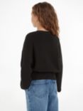 Calvin Klein Kids' Festive Lurex Jumper, Ck Black