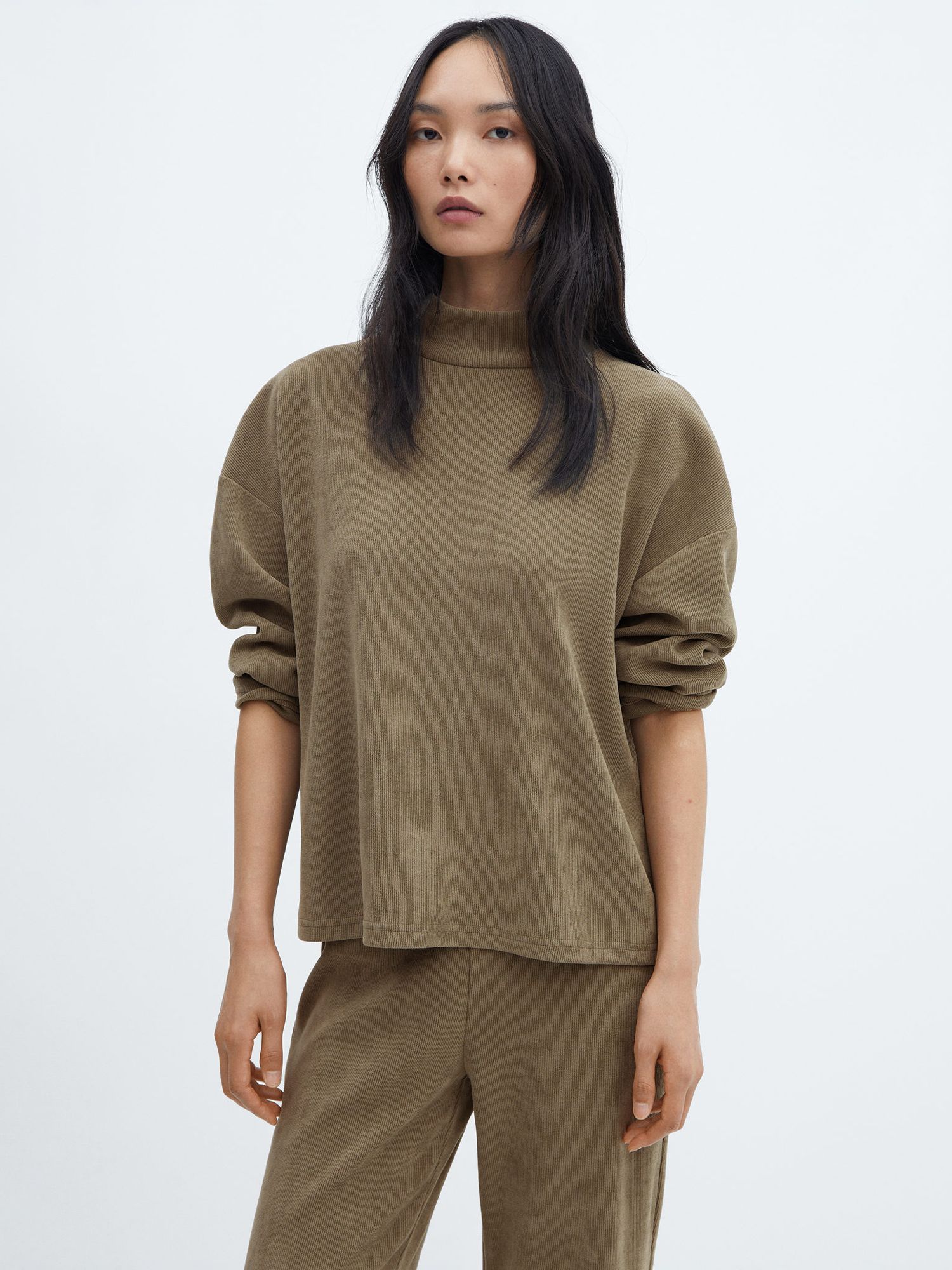 Mango High Neck Jumper