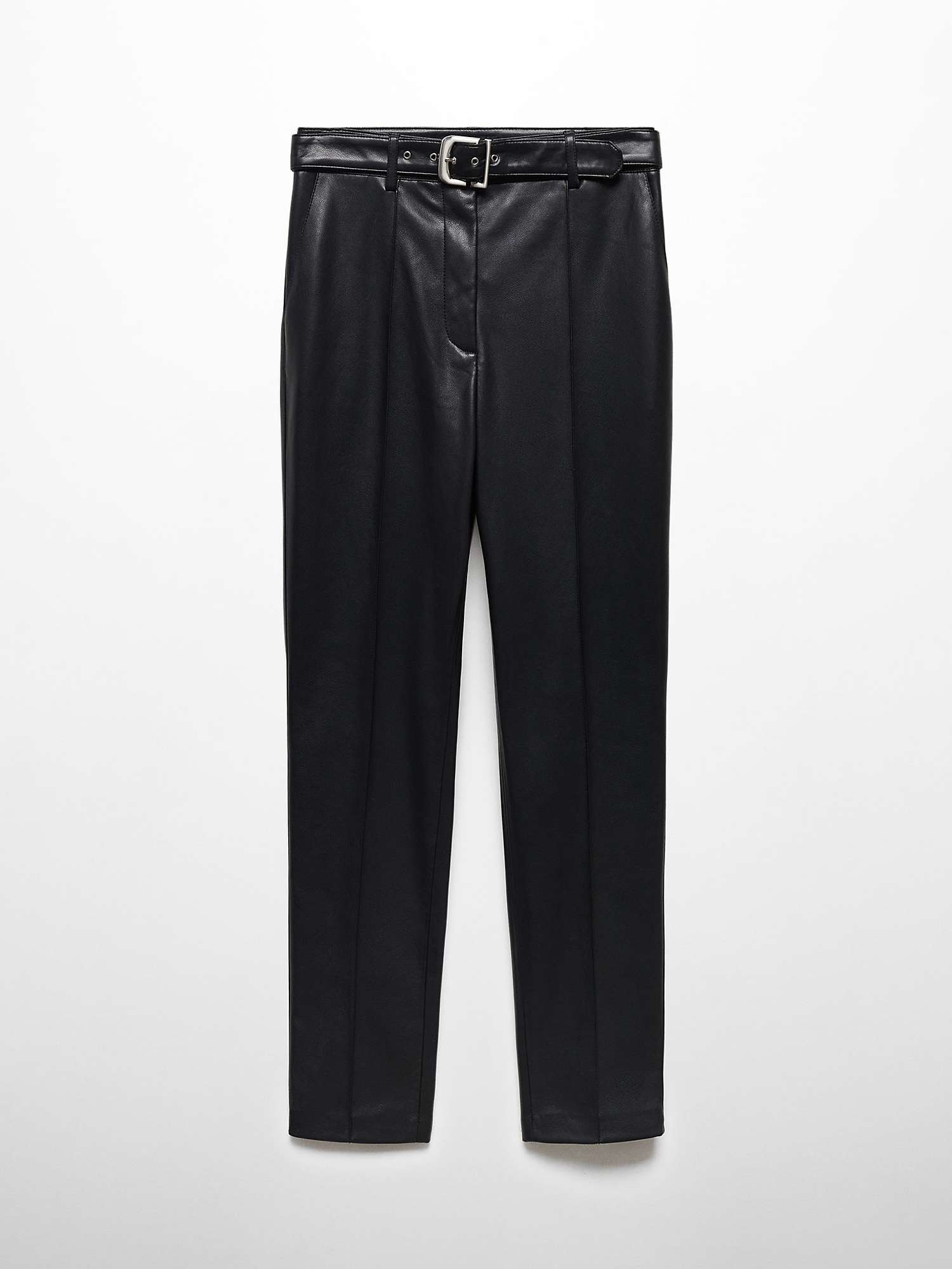 Buy Mango Anita Faux Leather Belt Trousers Online at johnlewis.com