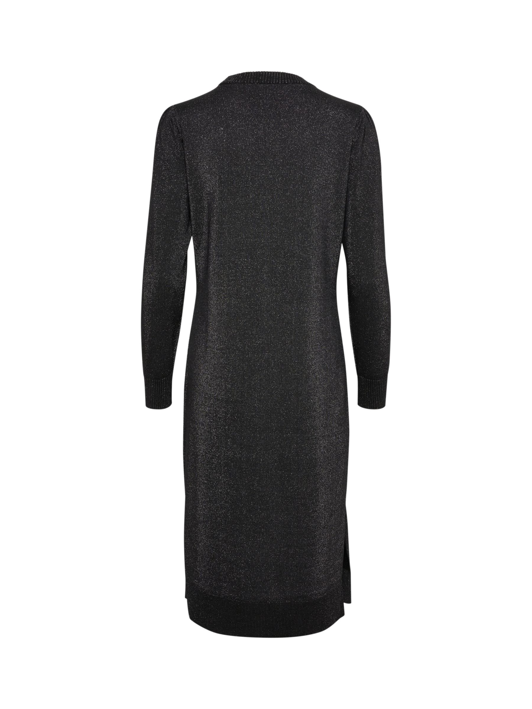 Buy Saint Tropez Kila Shimmer Dress, Black Online at johnlewis.com