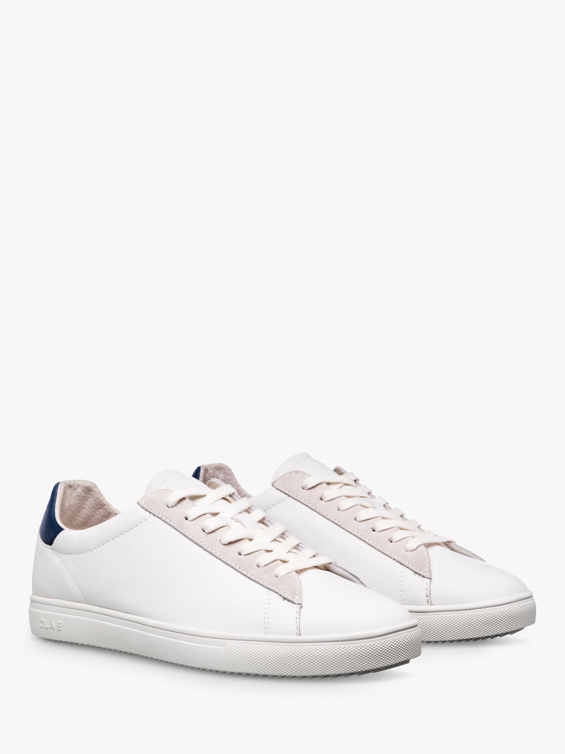 Buy CLAE Bradley Leather Lace Up Trainers Online at johnlewis.com