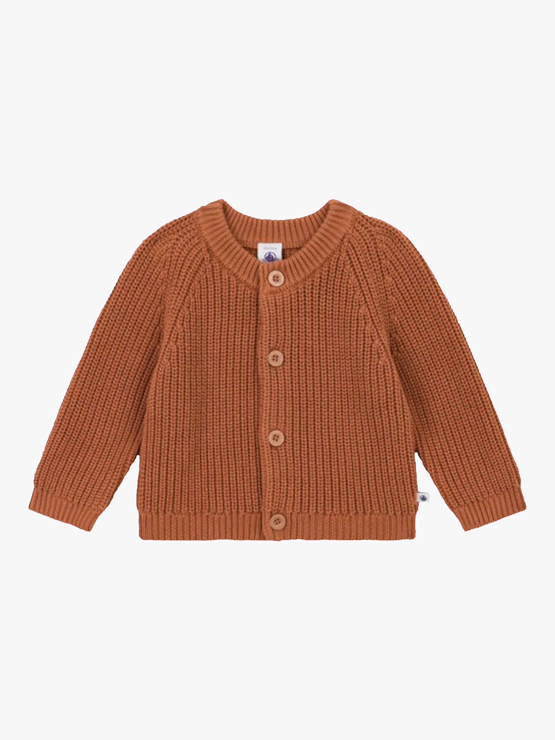 Buy Petit Bateau Baby Knitted Cardigan, Alezan Online at johnlewis.com