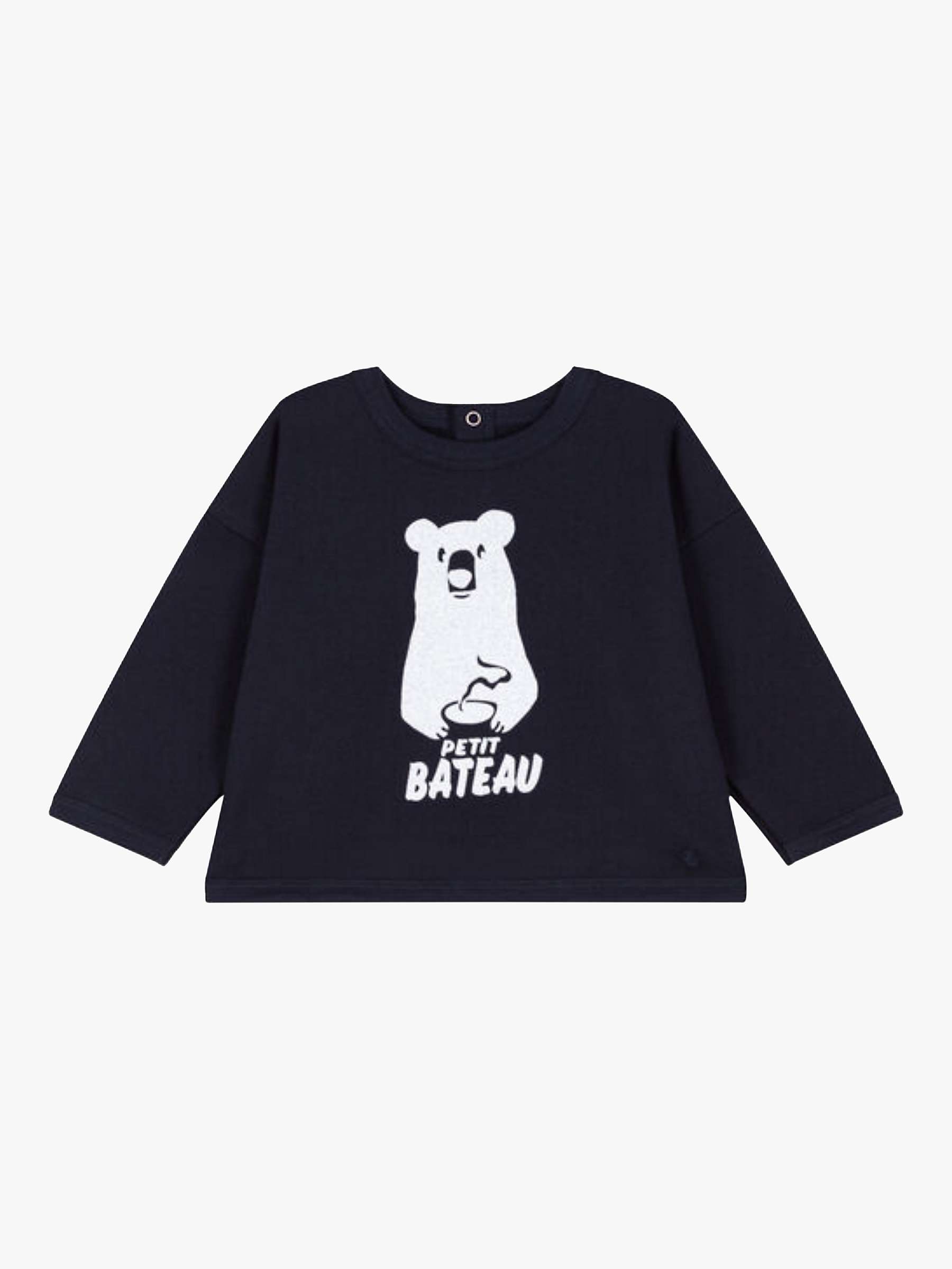 Buy Petit Bateau Baby Pattern Fleece Sweatshirt Online at johnlewis.com