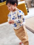 Petit Bateau Baby Pattern Fleece Sweatshirt