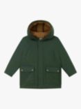 Petit Bateau Kids' Sherpa Lined Parka Jacket