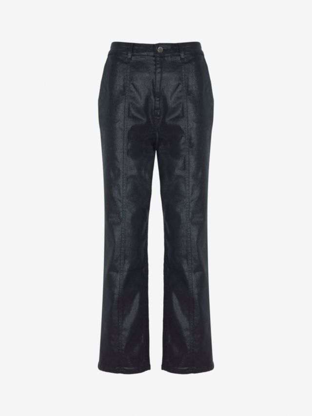 Mint velvet clearance leather trousers