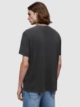 AllSaints Dimension Short Sleeve Crew T-Shirt, Black/Multi