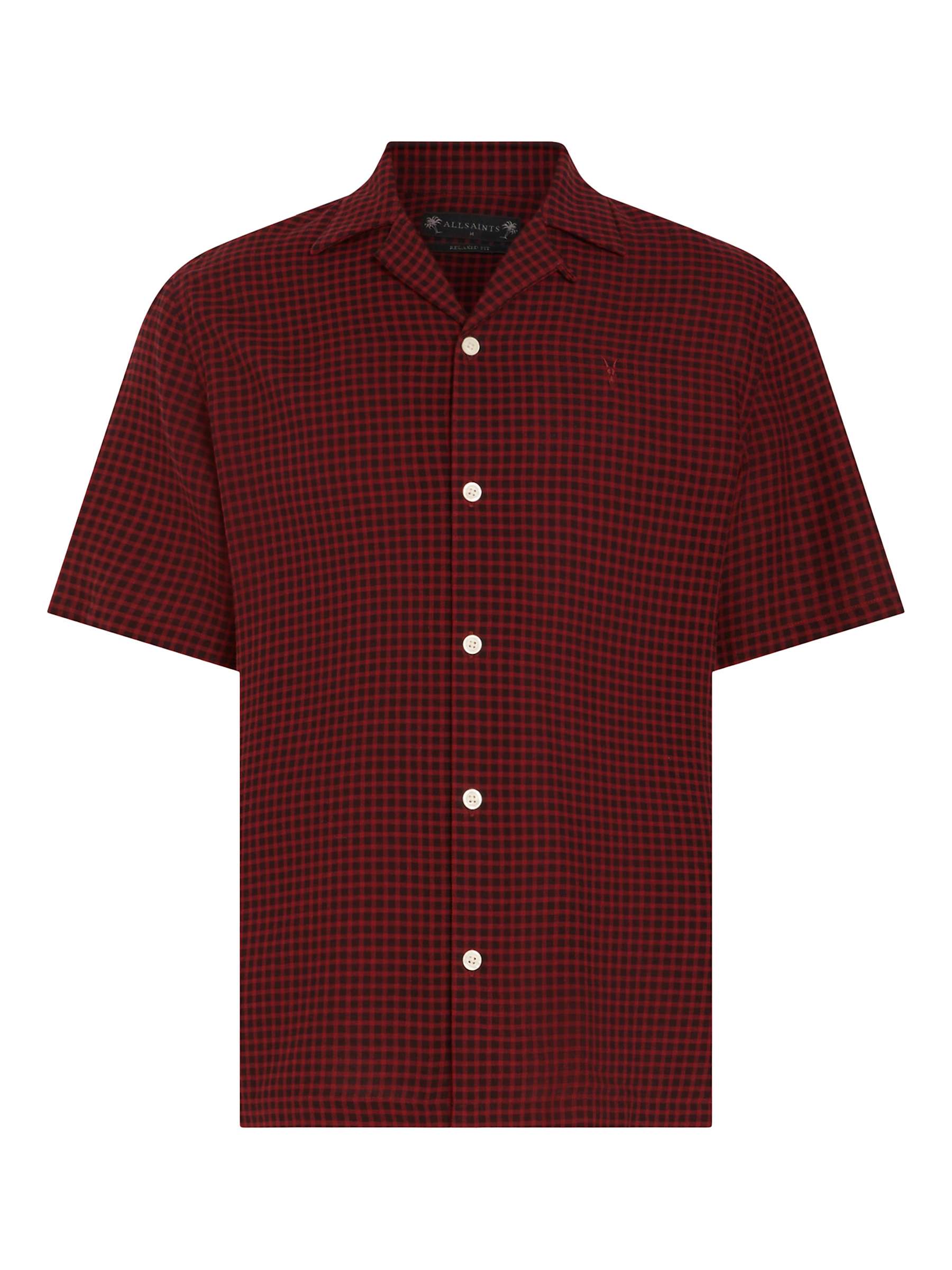 Buy AllSaints Glendale Checked Short Sleeve Shirt Online at johnlewis.com