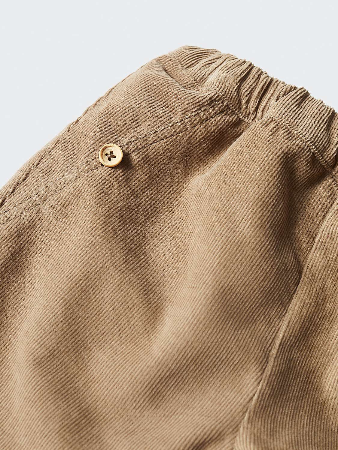 Buy Mango Baby Straight Fit Corduroy Trousers, Medium Brown Online at johnlewis.com