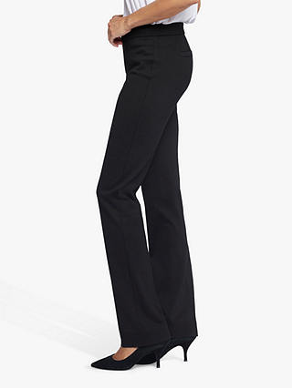 NYDJ Petite Slim Trouser In Ponte Knit Jersey, Black