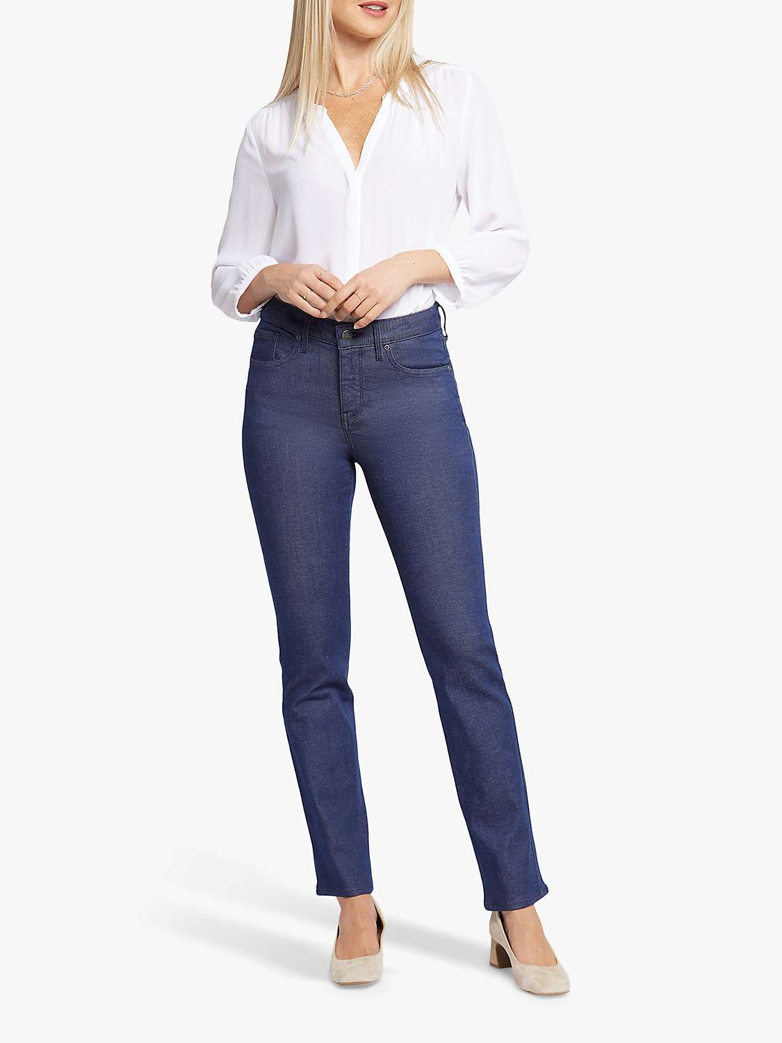 Buy NYDJ Sheri Slim Jeans In IndigoLast Denim, Endless Blue Online at johnlewis.com