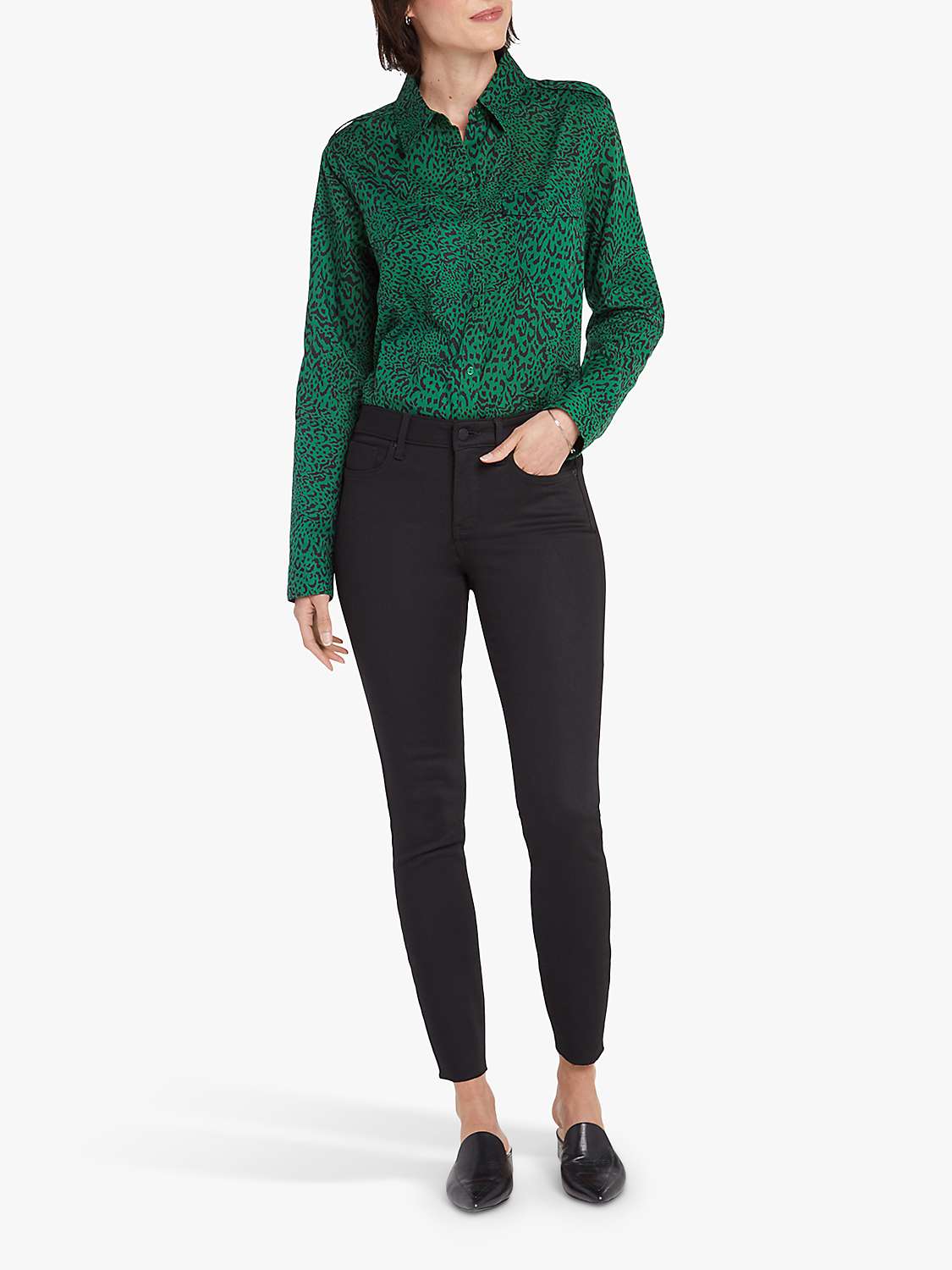 Buy NYDJ Ami Skinny Ankle Jeans, Black Online at johnlewis.com