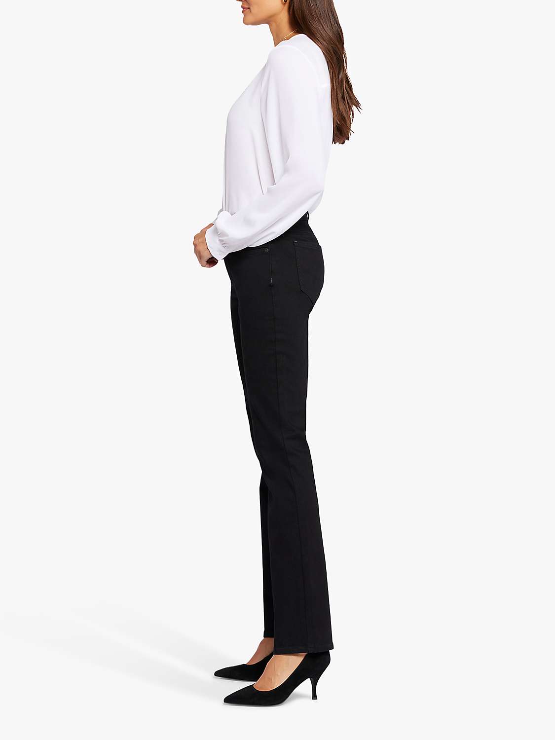 Buy NYDJ Waist-Match Marilyn Straight Jeans Online at johnlewis.com