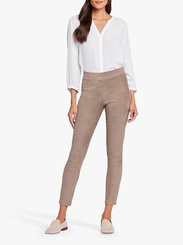 NYDJ Faux Suede Leggings, Saddlewood