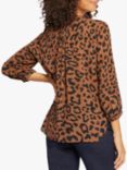 NYDJ Pintuck Leopard Blouse, Athena, Athena