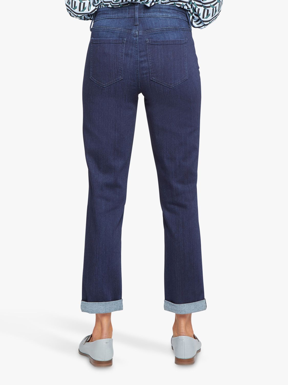 Buy NYDJ Margot Girlfriend Roll Cuff Jeans, Highway Online at johnlewis.com