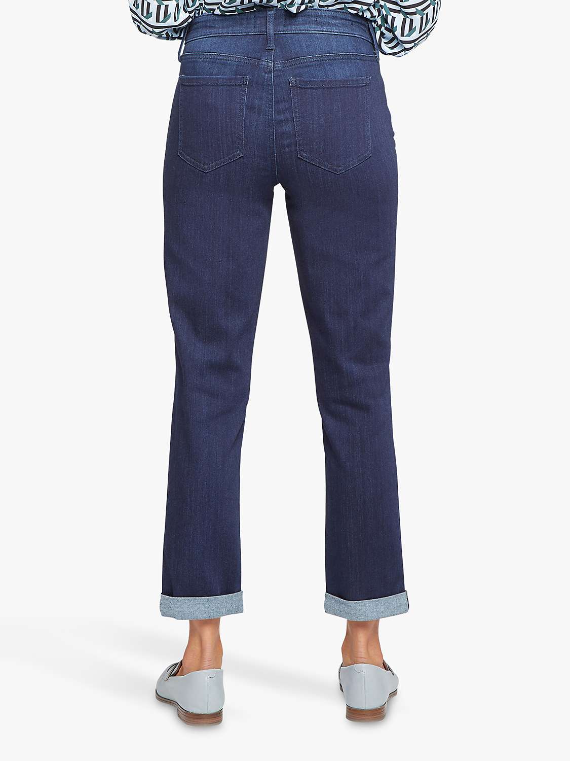 Buy NYDJ Margot Girlfriend Roll Cuff Jeans, Highway Online at johnlewis.com