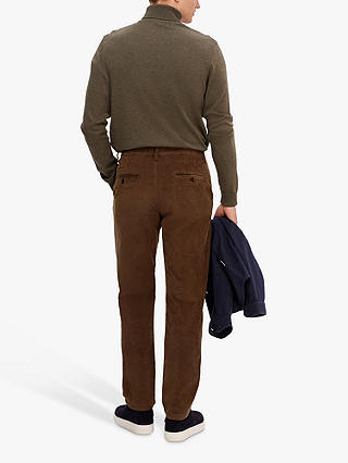 SELECTED HOMME Classic Chino Trousers, Dark Earth