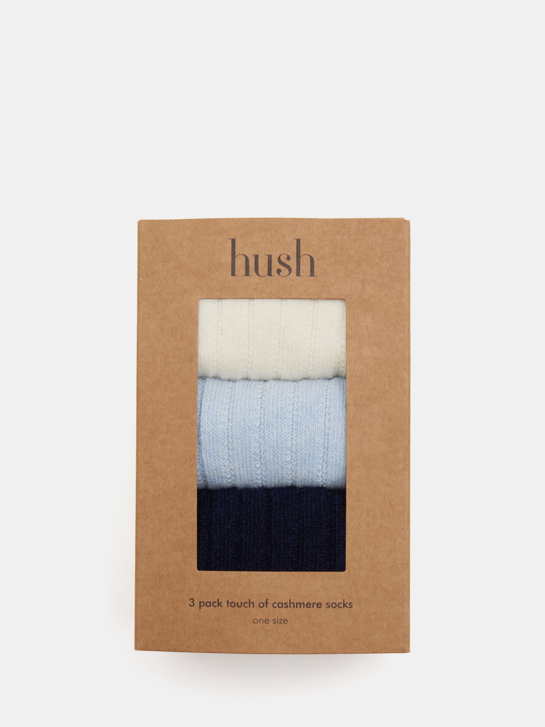HUSH Murica Cashmere Blend Socks, Blue, One Size