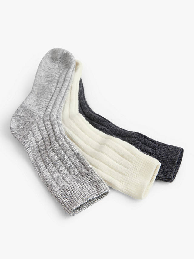 HUSH Murica Cashmere Blend Socks, Grey