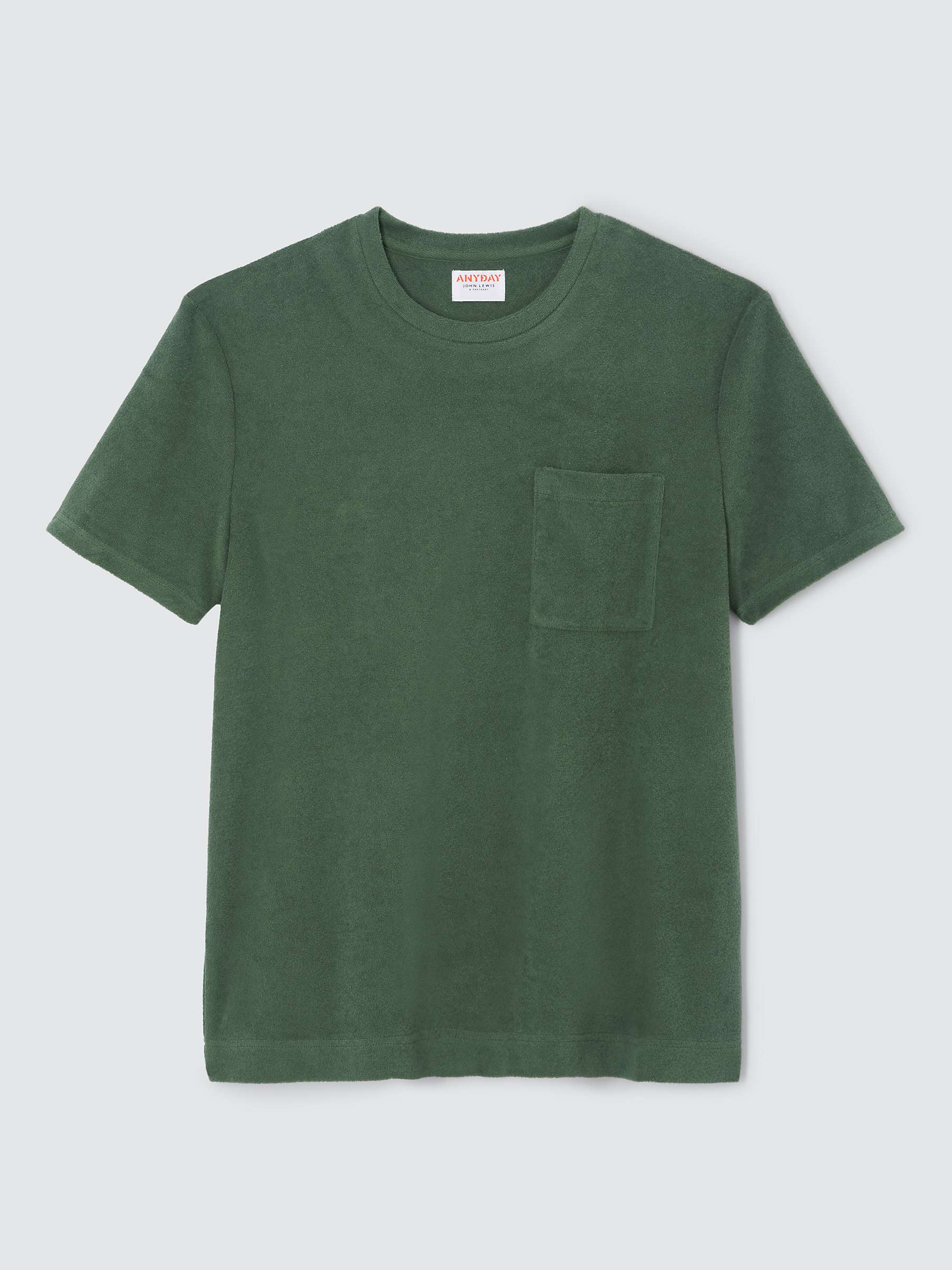 Buy John Lewis ANYDAY Towelling T-Shirt Online at johnlewis.com