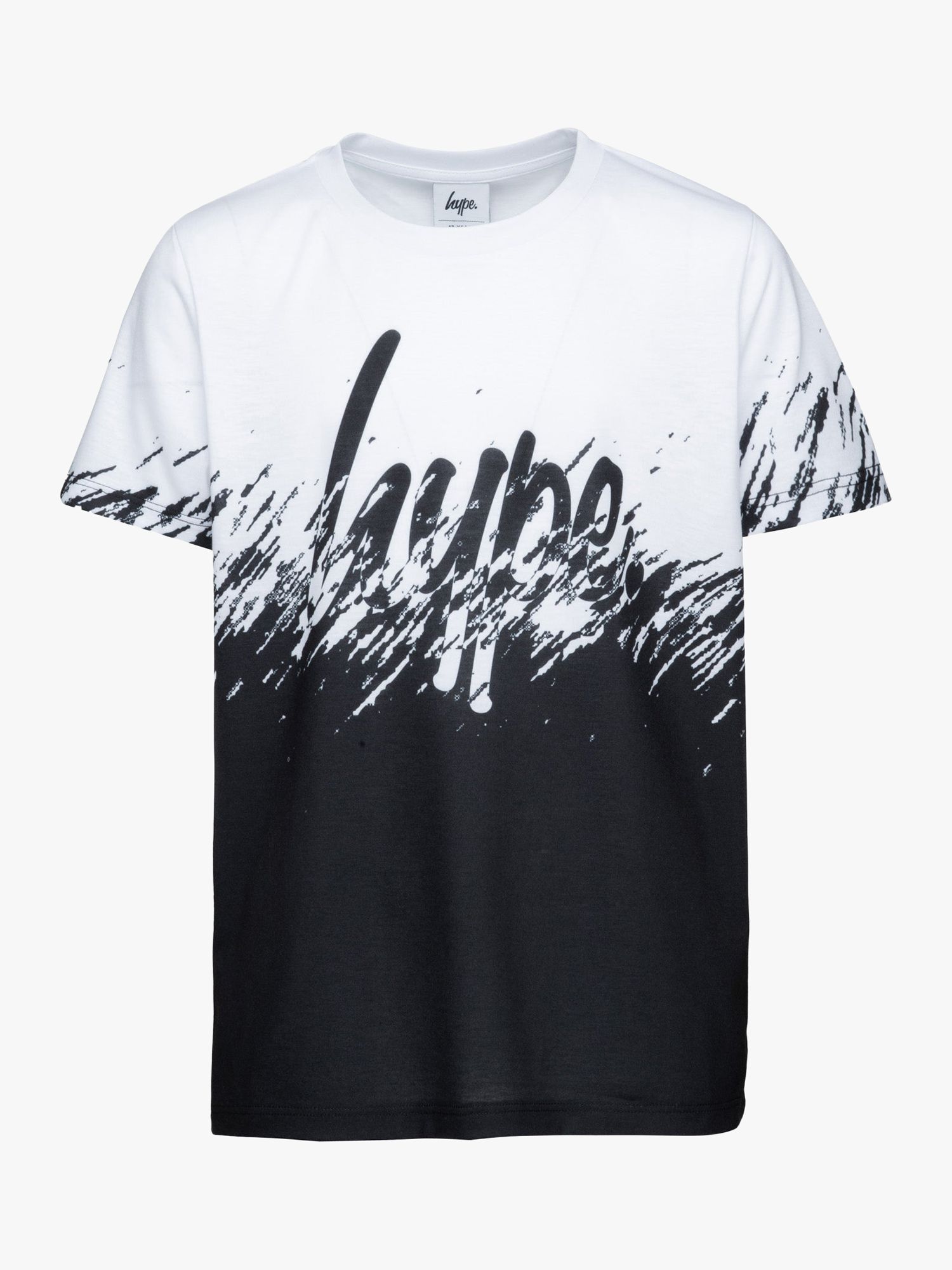 Hype, Blue Black Drip Print T-Shirt